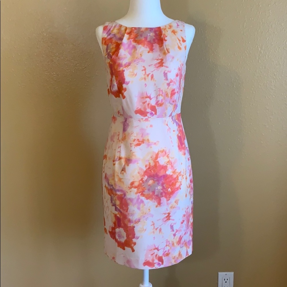 Ann Taylor Watercolor Shift Dress